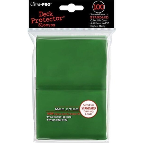 Speelgoed | Kaartspel - Sleeves Green Solid 100
