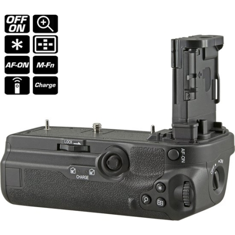 Battery Grip for Canon EOS R5 /R5c / R6 / R6 Mark II (BG-R10) + 2.4 Ghz Wireless Remote
