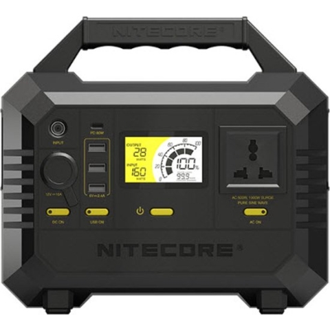 Nitecore NES500 Power Station - 500W - 144000mAh - Zwart