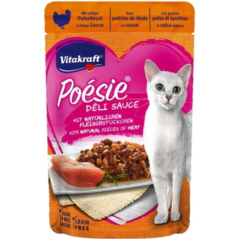 Vitakraft Poesie Delisauce Kalkoen 85g