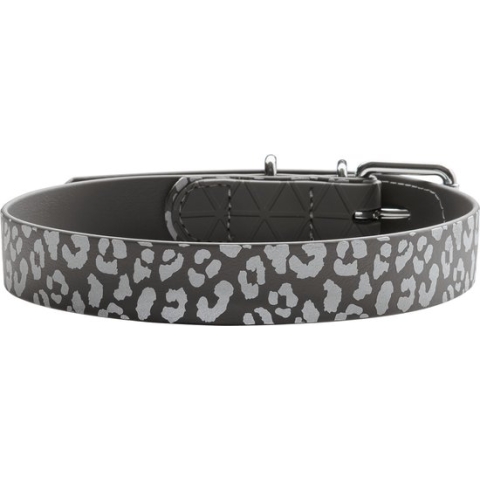 Hunter Halsband Convenience Reflect Grijs&Reflectie - Hondenhalsband - 35 cm