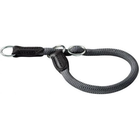 Hunter halsband voor hond freestyle met stop grijs 55 cmx10 mm