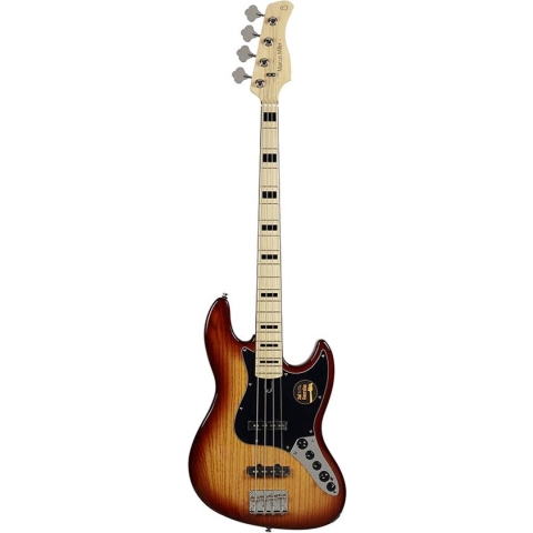 Sire Marcus Miller V7V+ S4 2nd Generation Swamp Ash Tobacco Sunburst elektrische basgitaar
