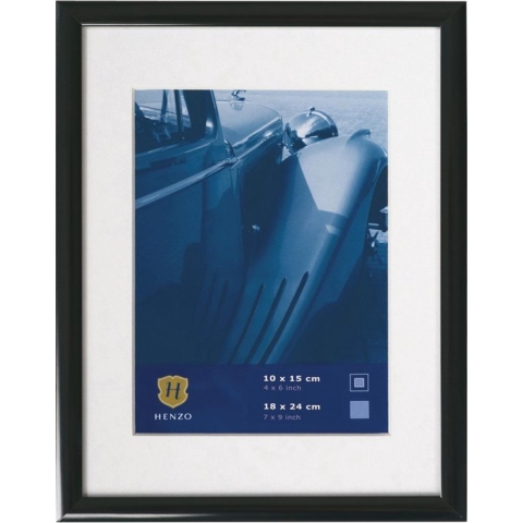 Fotolijst - Henzo - Portofino - Fotomaat 18x24 cm - Zwart