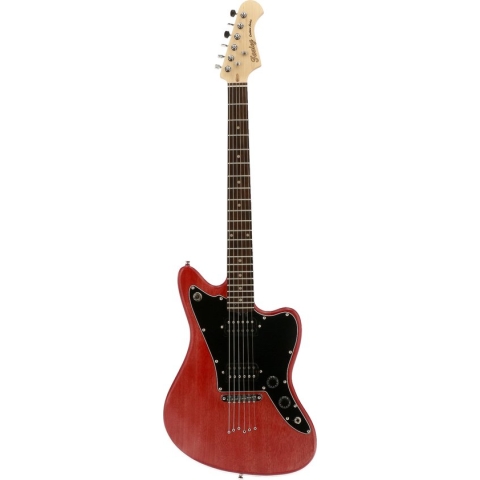 Fazley Outlaw Series Maverick Basic HH Red elektrische gitaar met gigbag
