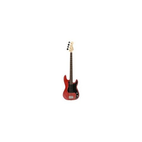 Fazley Outlaw Series Peacemaker Basic Red elektrische basgitaar met gigbag