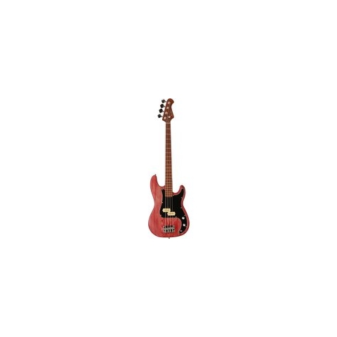Fazley Outlaw Series Peacemaker Plus Red elektrische basgitaar met gigbag