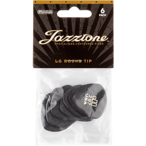 Jim Dunlop - Jazztone 207 - Plectrum - 6-Pack