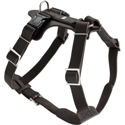 Hunter Hondentuig Aalborg Zwart - Hondenharnas - 63-90 cm