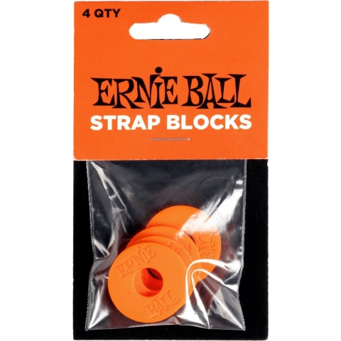 Ernie Ball 5620 Strap Blocks rood (4 stuks)