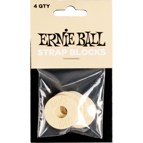 Ernie Ball 5624 Strap Blocks Cream (4 stuks)