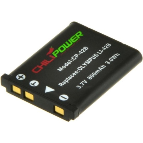 ChiliPower Li-40B / Li-42B accu voor Olympus - 800mAh