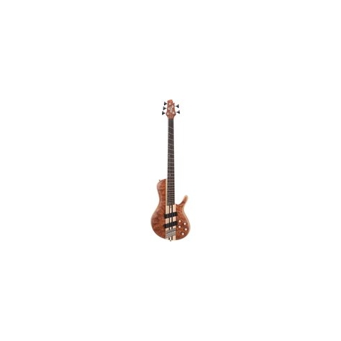 Cort A5 Beyond Open Pore Bubinga Natural 5-snarige elektrische basgitaar met koffer