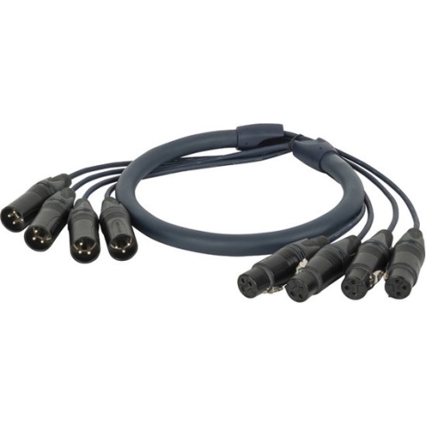 DAP Neutrik DMX Multi 3-Pin 20m multikabel 4-voudig