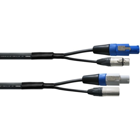 Cordial CPH 1,5 DMX 1-5 PWR 1 Hybrid PWR/DMX Kabel 1,5m - Kabel