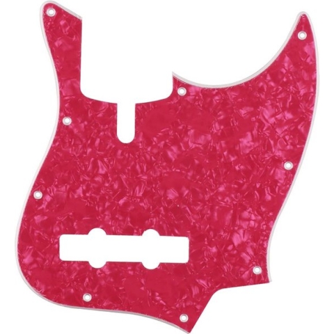 Pickguard, Sire Marcus Miller V-series, 2 ply, pearl pink