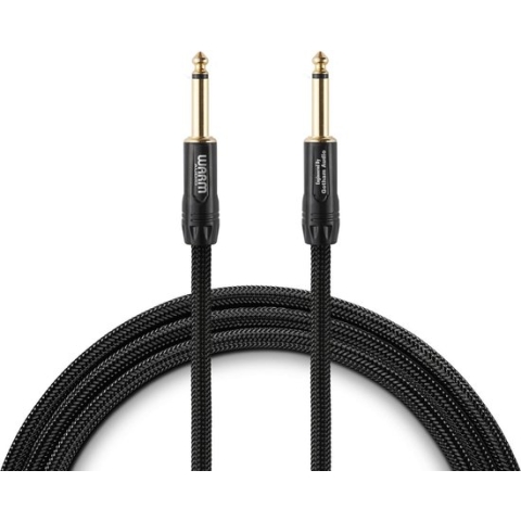 Warm Audio Premier Series Instrumenten Aansluitkabel [1x Jackplug male 6,3 mm - 1x Jackplug male 6,3 mm] 7.60 m Zwart