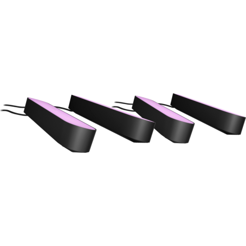 Philips Hue Play Lichtbalk White and Color Zwart 4-Pack