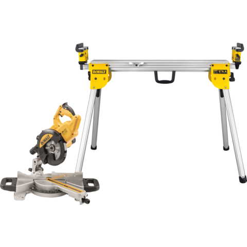 DeWalt DWS774-QS + onderstel