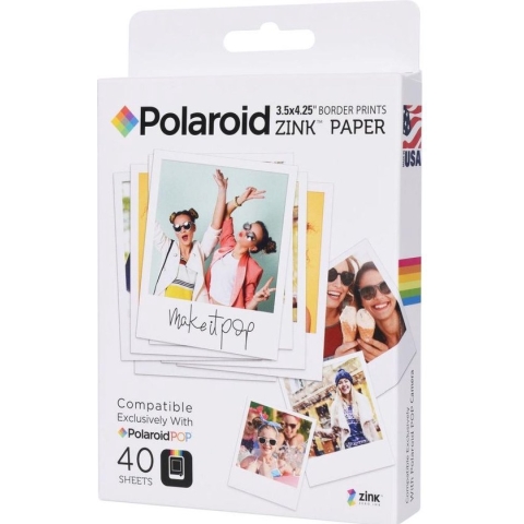 Polaroid ZINK fotopapier 3.5x4.25 inch - 40 stuks