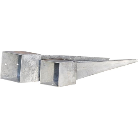 Paalhouder met punt 12 x 12 x 90 cm | Per stuk