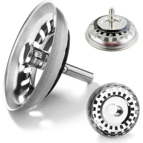 roestvrij staal keuken gootsteen filter stop plug stopper steker afwasbak filter afwasbak zeef gootsteen zeef afvoerplug