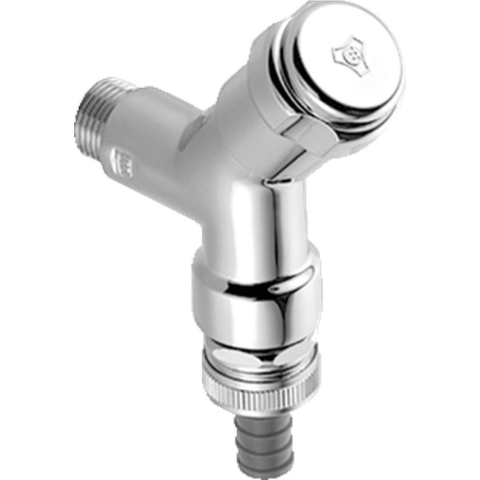 GROHE eggemann beluchterkraan met keerklep chr