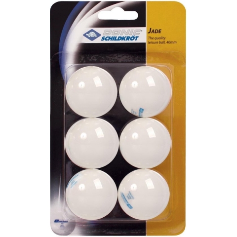 Donic Schildkröt Tafeltennisballen Jade 6 Stuks Wit