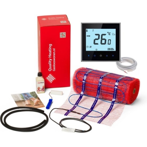 Elektrische vloerverwarming set 3,5M2 560Watt