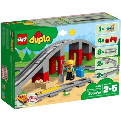 LEGO DUPLO Treinbrug en -rails - 10872