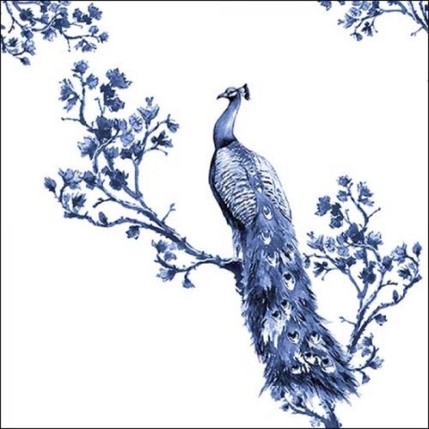 Ambiente - Papieren Servetten Royal Peacock 33 - FSC Mix - 16.5x16.5 cm