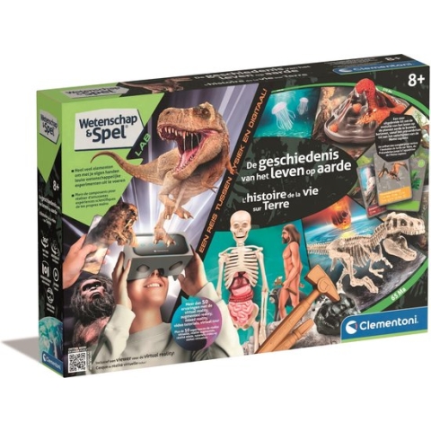 Clementoni Wetenschap & Spel - History of Life on Earth - Speelgoed van het Jaar - Educatief Speelgoed - Vanaf 8 jaar