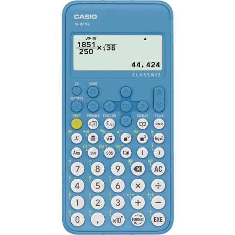 Casio fx-82NL - Vervangt fx-82MS-2 en fx-82EX. De nieuwste Nederlandse wetenschappelijke rekenmachine - Ontwikkeld voor VMBO, HAVO en VWO.