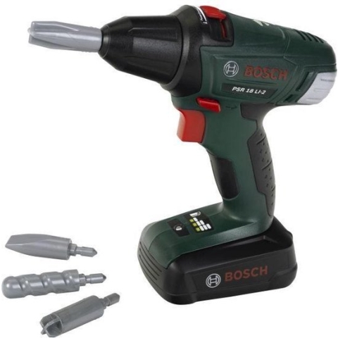 Klein Toys Bosch speelgoedgereedschapsset accuschroevendraaier - incl. licht en geluid - groen
