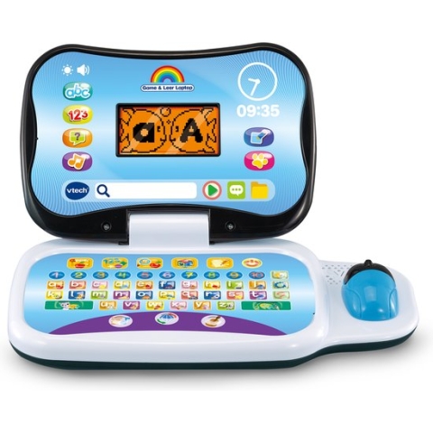 VTech Game & Leer Laptop Leercomputer - Kleuter Computer - Educatief en Interactief Speelgoed - Vanaf 3 Jaar