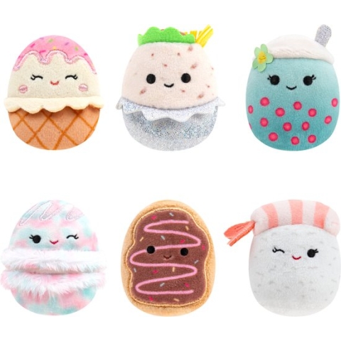 Squishville Plush 6 Pack Foodie Squad (Squishville by Squishmallows)