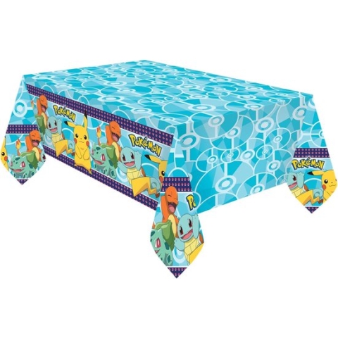 AMSCAN - Plastic Pokémon tafelkleed - Decoratie > Tafelkleden, placemats en tafellopers