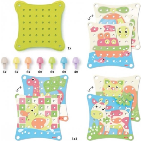 Quercetti Jumbo Insteekspel (41-Delig)