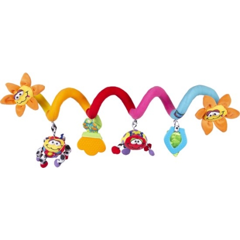 Playgro Boxspiraal Amazing Garden Twirly Whirly - Kinderwagen Speeltje - Activiteitenspiraal