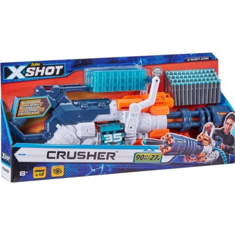 ZURU X-Shot - Dart Blaster - Excel - Crusher - 35-Dart Bel + 48 Darts (36382)