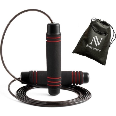 Nuvance - Professioneel Sport Springtouw - Verstelbaar - Volwassenen en Kinderen - Jump Rope - Speedrope