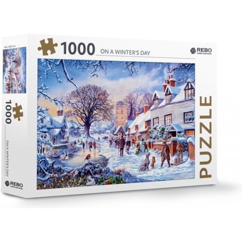 Rebo legpuzzel 1000 stukjes - On a winter's day