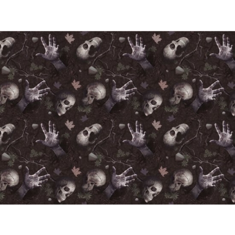 Fiestas Guirca - Tafelkleed Zombie Hand Halloween - 137 x 274 cm - Halloween - Halloween Decoratie - Halloween Versiering