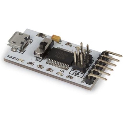 Whadda Adapter Ft232 Usb Naar Ttl Led 3.3/5 V Staal Grijs