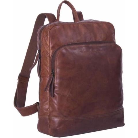Chesterfield - 15,4 inch Laptop Rugzak - Mack - cognac
