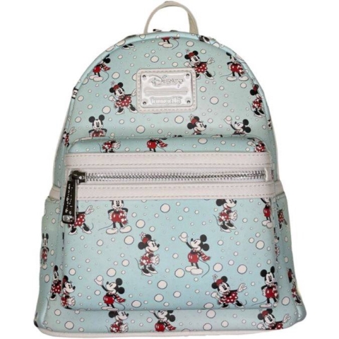 Disney Loungefly Mini Backpack Mickey & Minnie Snow