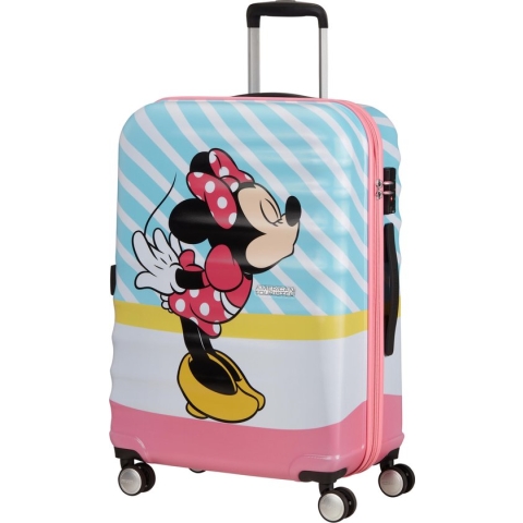 American Tourister Kinderkoffer - Wavebreaker Disney Spinner67/24 Disney (Medium) Minnie Pink Kiss