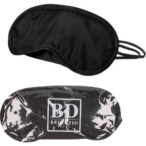 Slaapmasker zwart 2 stuks