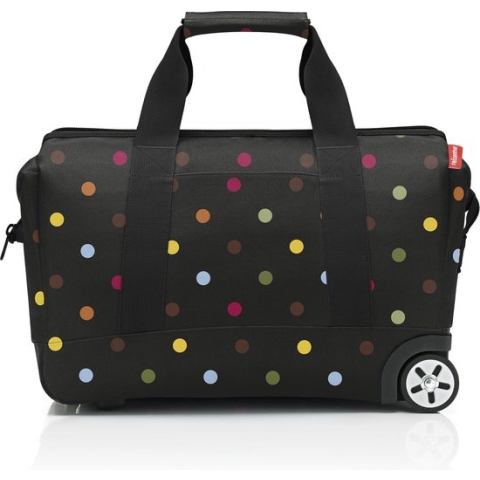 Reisenthel Allrounder Trolley Reiskoffer Reistas Op 2 Wielen - 30L - Dots Zwart