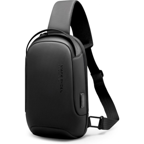 MR7510 - Sling Rugzak - Borsttas Met USB Port - Anti Diefstal - Water Afstotende Crossbody Bag - Schoudertas - Geschikt voor 9.7 "iPad - Unisex